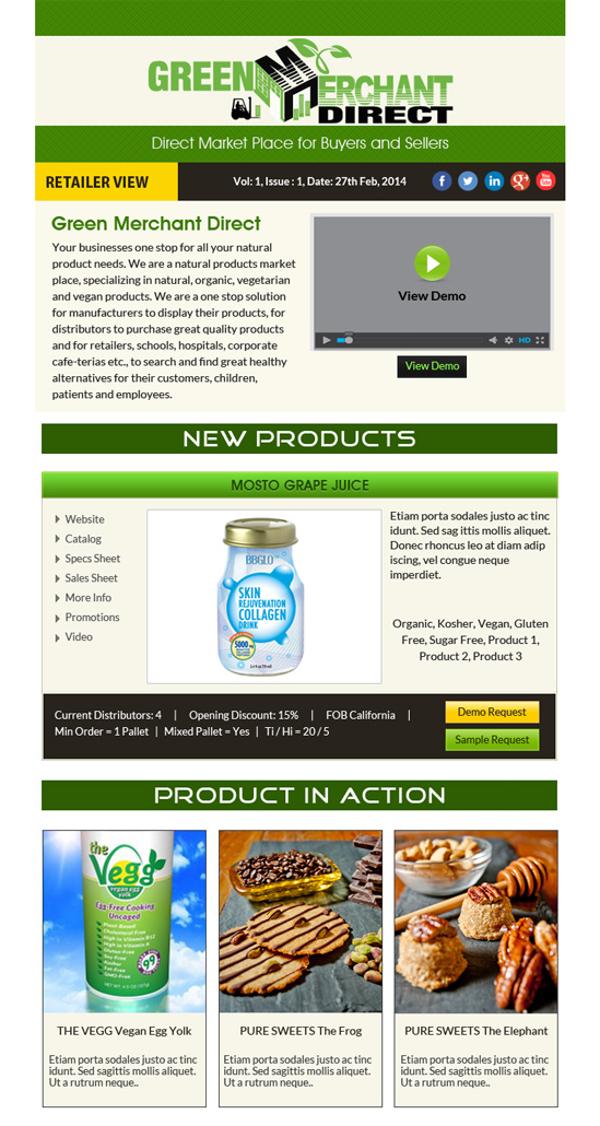 Newsletter Design by Expert Designer for Visions of Health | Design #3254700