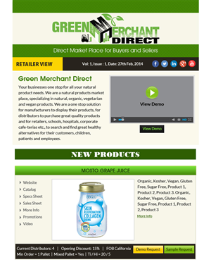 Newsletter Design by Expert Designer for Visions of Health | Design: #3258617