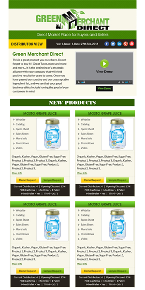 Newsletter Design by Expert Designer for Visions of Health | Design: #3258729