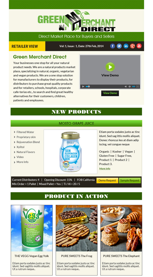Newsletter Design by Expert Designer for Visions of Health | Design #3262457