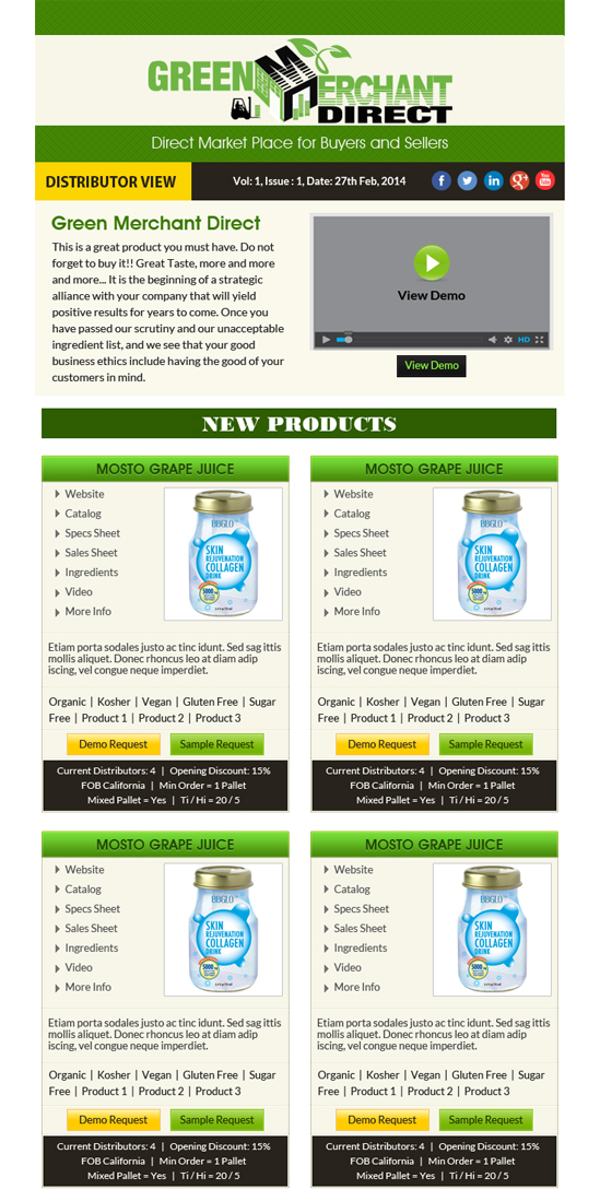 Newsletter Design by Expert Designer for Visions of Health | Design #3262998
