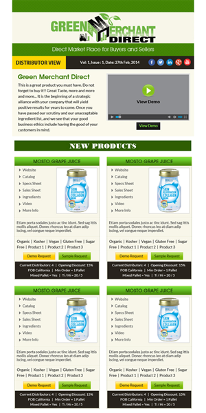 Newsletter Design by Expert Designer for Visions of Health | Design: #3262998
