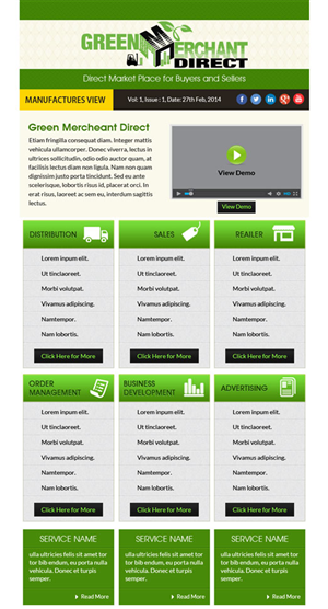 Newsletter Design by Expert Designer for Visions of Health | Design: #3272585