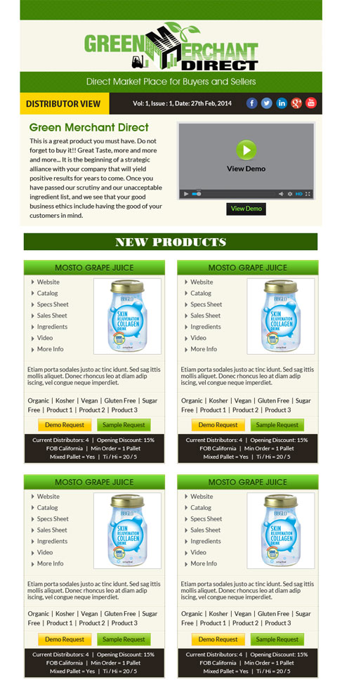 Newsletter Design by Expert Designer for Visions of Health | Design #3272588