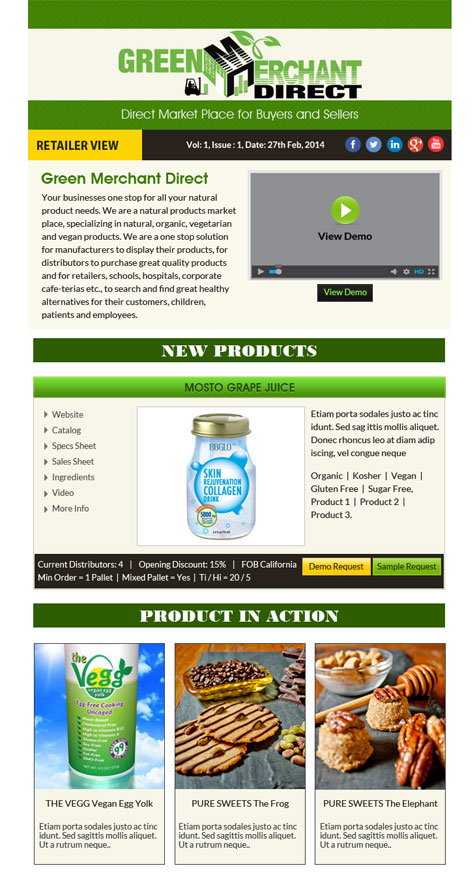 Newsletter Design by Expert Designer for Visions of Health | Design #3272591