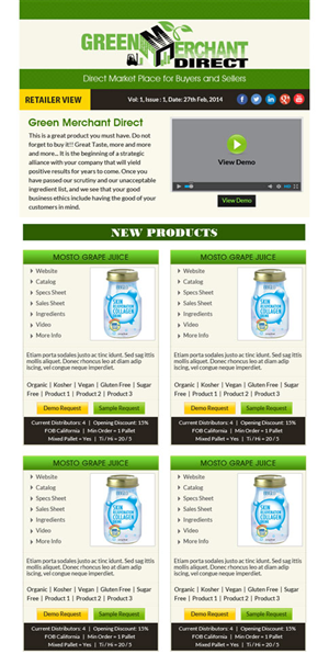 Newsletter Design by Expert Designer for Visions of Health | Design: #3272593