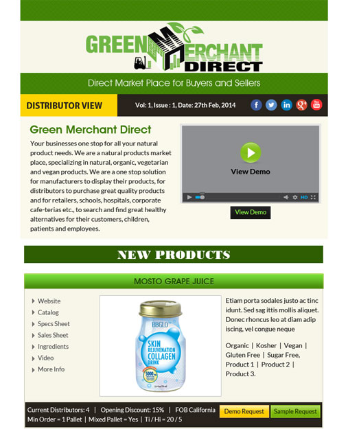 Newsletter Design by Expert Designer for Visions of Health | Design: #3272597