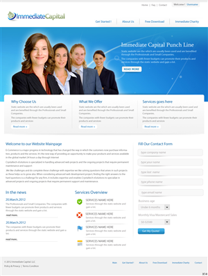 Web Design by pb for this project | Design: #785532