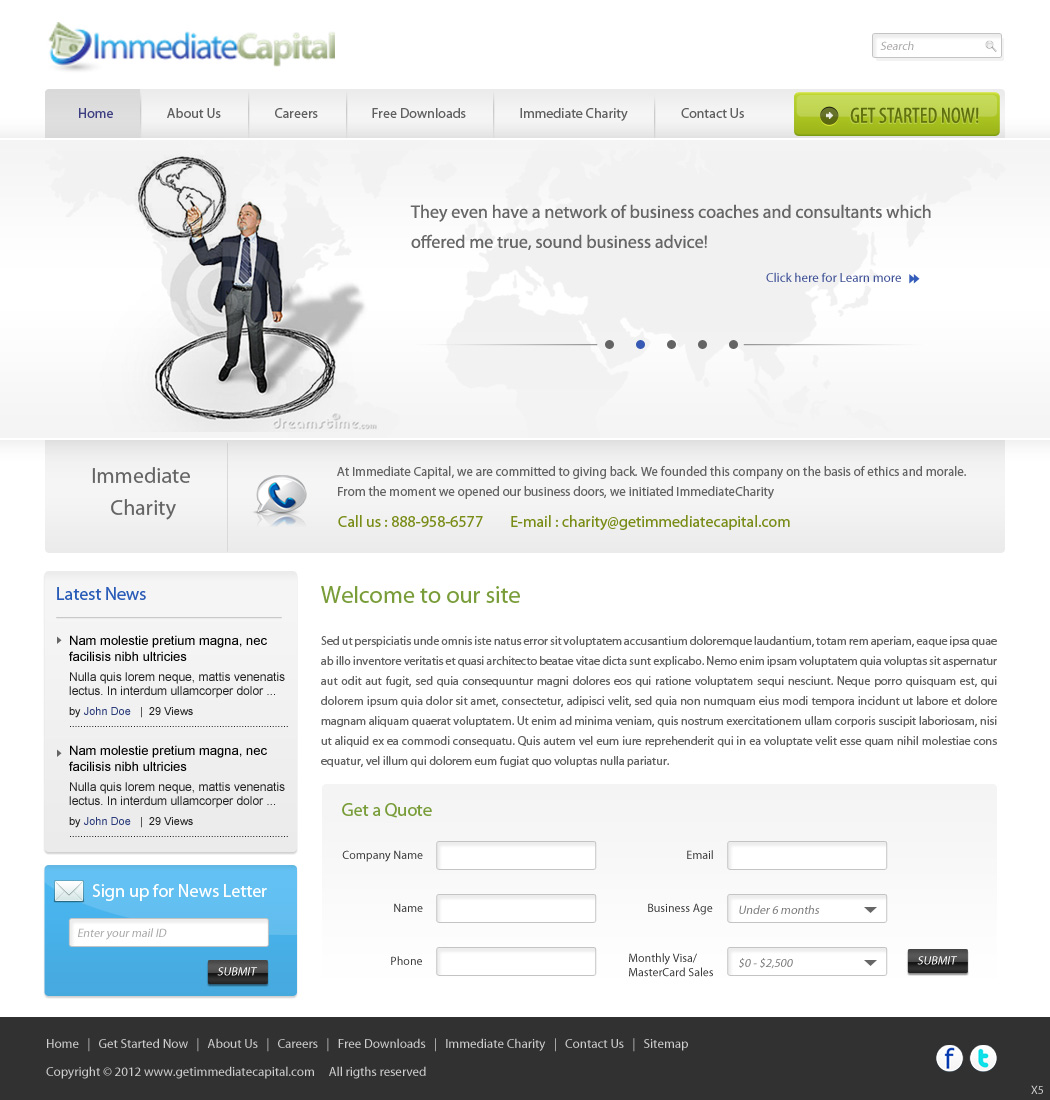 Web Design by pb for this project | Design #785533