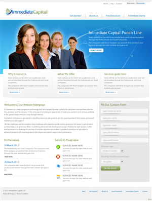 Web Design by pb for this project | Design: #789606