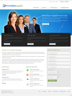 Web Design by pb for this project | Design: #789608