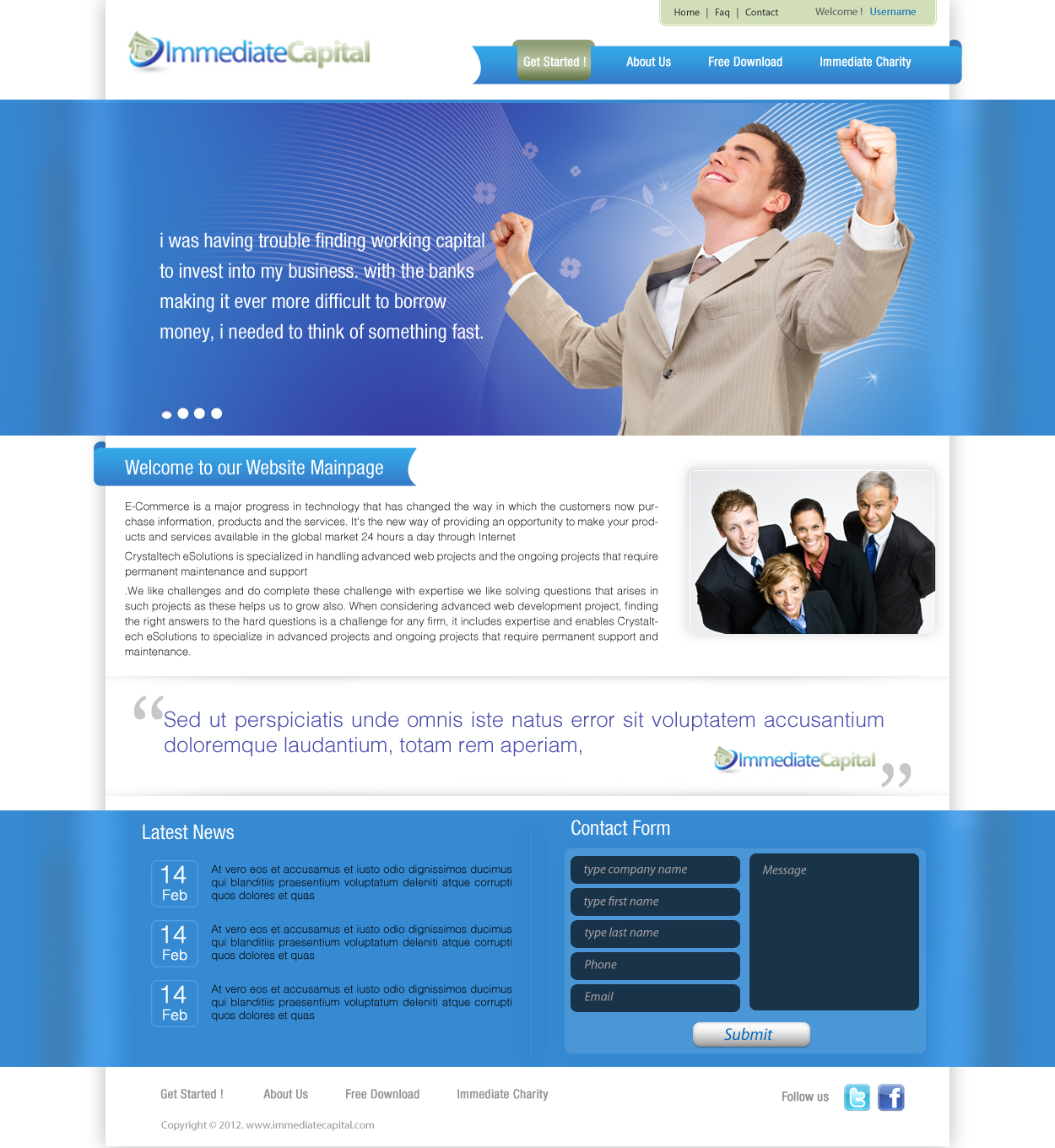 Web Design by pb for this project | Design #798624