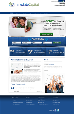 Web Design by Black Stallions Impressive Solutions for this project | Design #786341