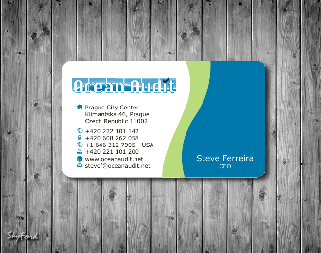 Business Card Design by SKYdesign for this project | Design #790201