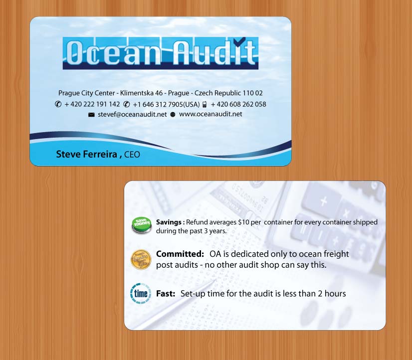 Business Card Design by Sbss for this project | Design #785633