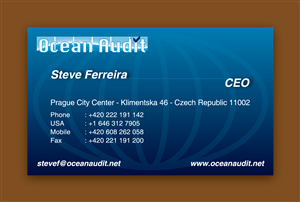Business Card Design by mrp