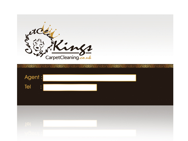 Business Card Design by Hardcore Design for Kings Carpet Cleaning | Design #3254336