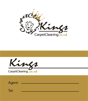 Visitenkarten-Design von chunfeifeng22 für Kings Carpet Cleaning | Design #3254227
