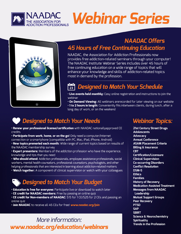 Flyer Design by RYCO Design for NAADAC | Design #794061