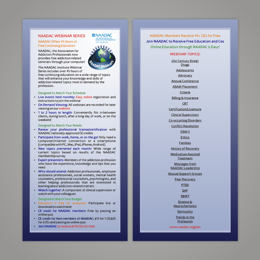 Flyer Design by LanaStyle for NAADAC | Design #810333