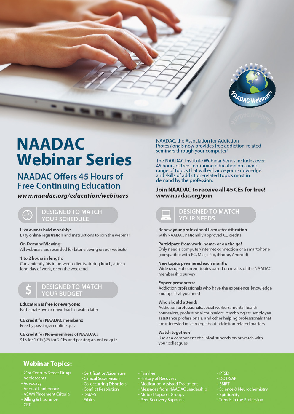 Flyer Design by Diseno Advertising Pte Ltd for NAADAC | Design #833424