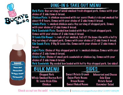 Design de Carte Postale par HECDesign pour Bucky's Bar-B-Q | Design #3263561