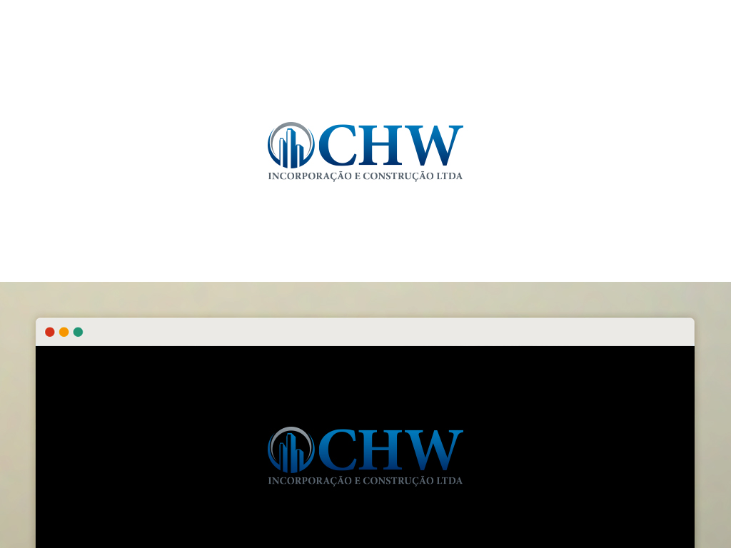 Diseño de Logo por damakyjr para CHW INCORPORAÇÃO E CONSTRUÇÃO LTDA | Diseño #3263036