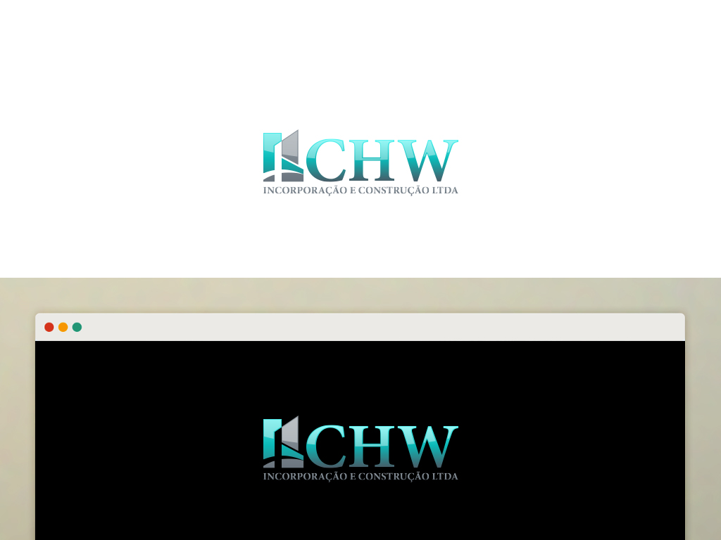 Logo Design by damakyjr for CHW INCORPORAÇÃO E CONSTRUÇÃO LTDA | Design #3272731