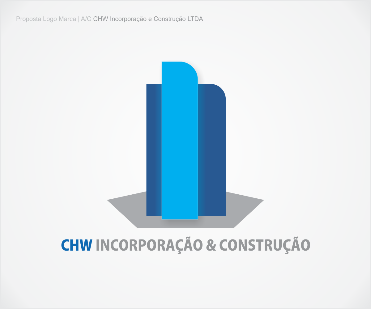 Logo Design by Carlos Sínteque for CHW INCORPORAÇÃO E CONSTRUÇÃO LTDA | Design #3228777