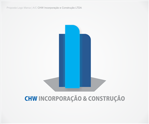 Logo-Design von Carlos Sínteque für CHW INCORPORAÇÃO E CONSTRUÇÃO LTDA | Design: #3228777