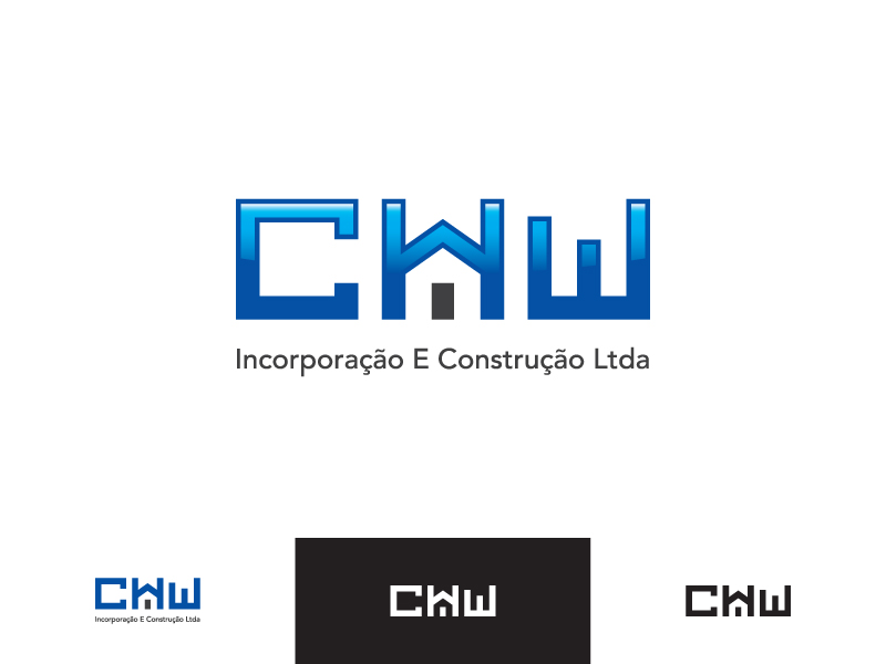 Logo Design by brandzilla for CHW INCORPORAÇÃO E CONSTRUÇÃO LTDA | Design #3229623