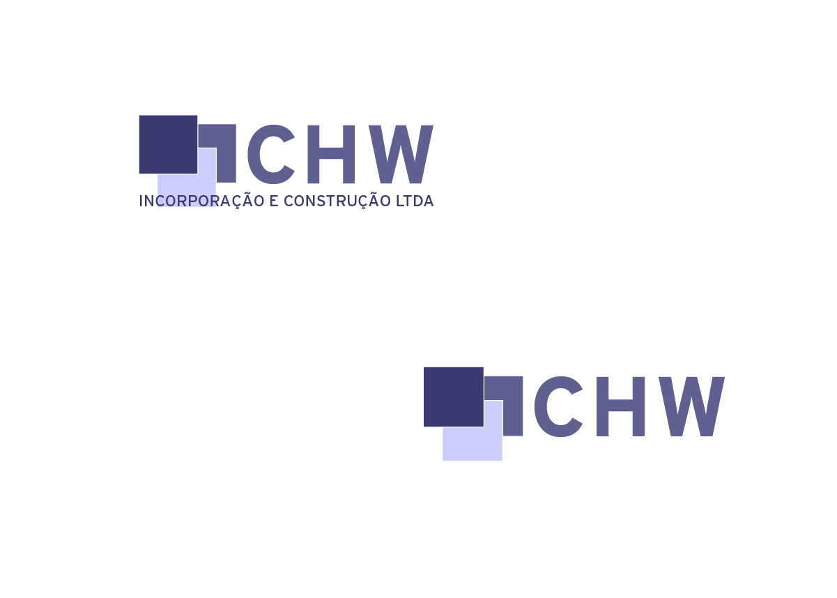 Logo Design by Thinkk6 for CHW INCORPORAÇÃO E CONSTRUÇÃO LTDA | Design #3253215