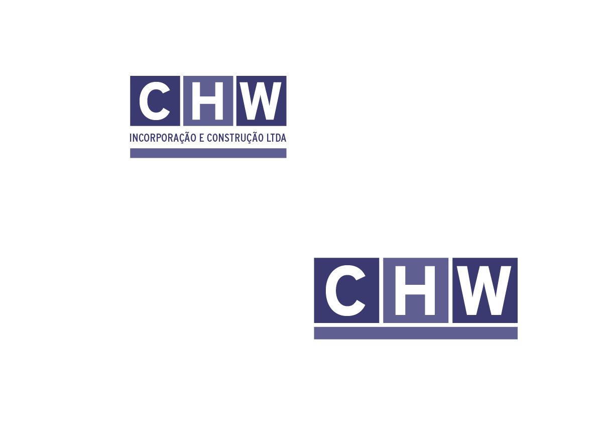 Logo-Design von Thinkk6 für CHW INCORPORAÇÃO E CONSTRUÇÃO LTDA | Design #3253218