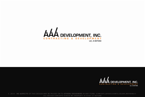 Design de Logo par Senseless pour AAA Development, Inc. | Design : #3210729
