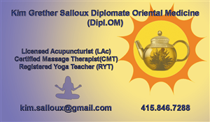 Business Card Design by p3nf01ds for Kim Salloux LAc | Design #3229640