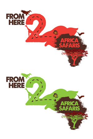 Logo Design by  Muller Villegas for From Here to Africa Safaris  | Design #3247048