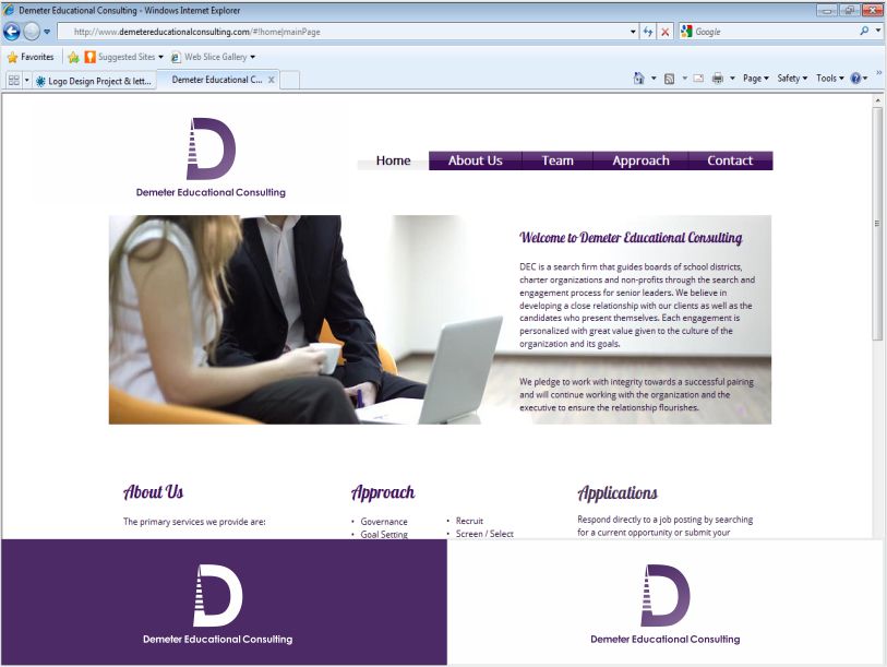 Logo Design by Logocraft for Demeter Educational Consulting | Design #787028