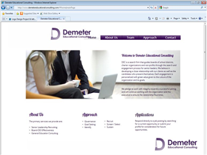 Diseño de Logo por Logocraft para Demeter Educational Consulting | Diseño: #787029
