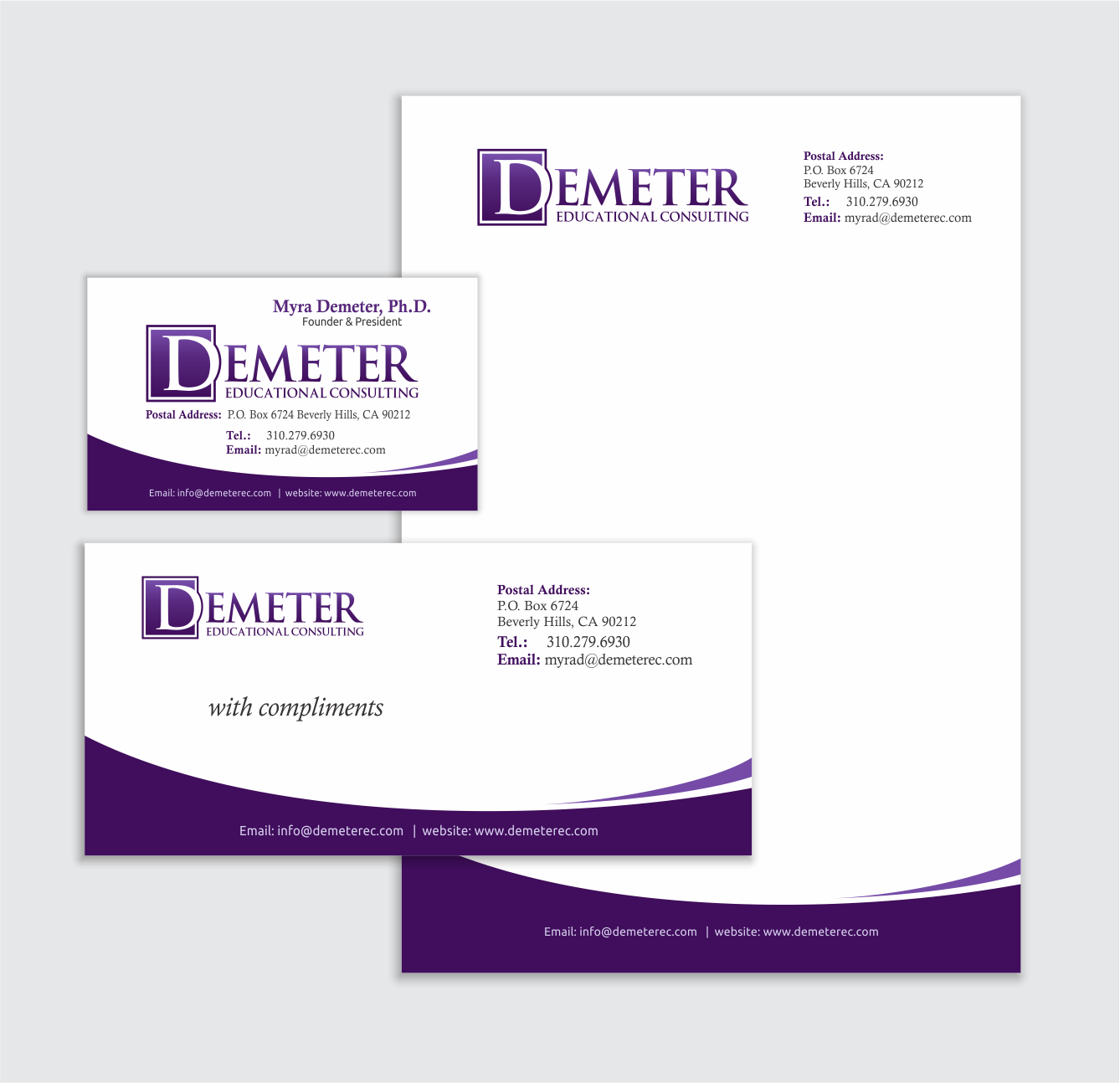 Logo Design by CreativeIyke for Demeter Educational Consulting | Design #799801