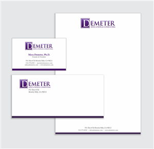 Design de Logo par CreativeIyke pour Demeter Educational Consulting | Design : #801233
