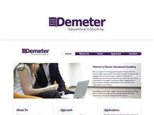 Diseño de Logo por cre8corner.com para Demeter Educational Consulting | Diseño: #791544