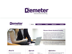 Diseño de Logo por cre8corner.com para Demeter Educational Consulting | Diseño: #791669