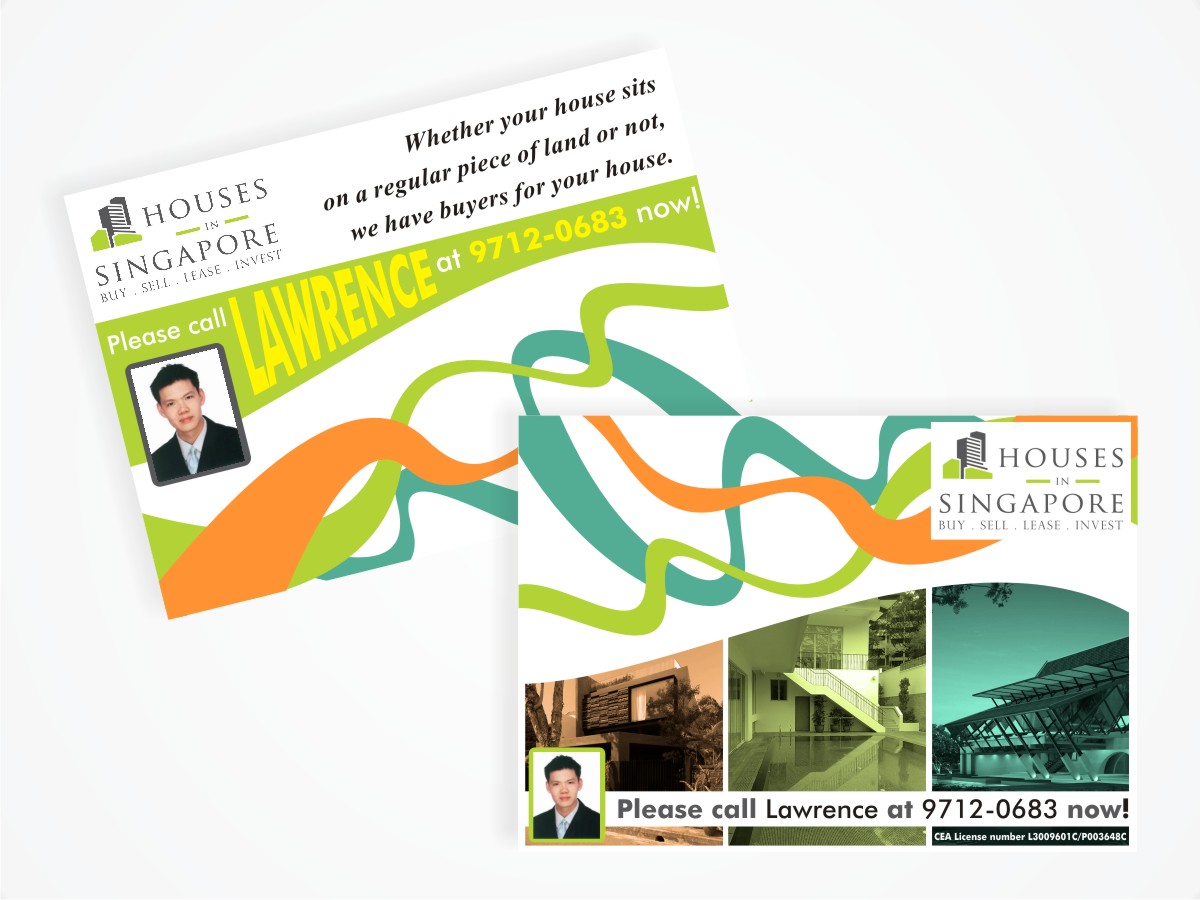 Flyer Design by Amduat Design for Houses In Singapore | Design #795831