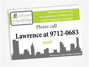 Flyer Design by Amduat Design for Houses In Singapore | Design: #801042