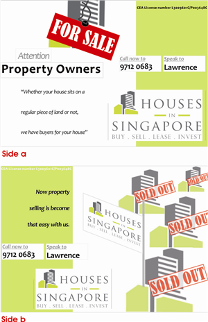 Flyer-Design von creative designer für Houses In Singapore | Design #794744