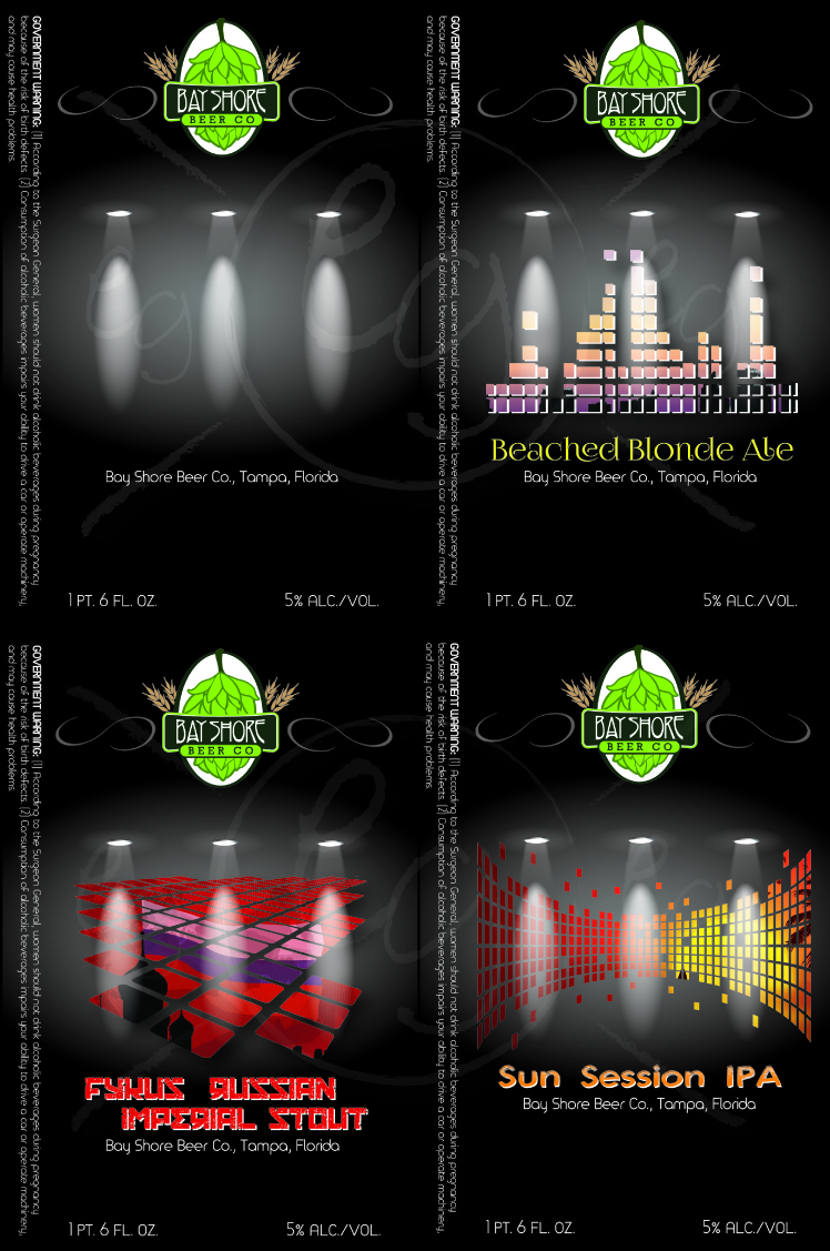 Label Design by Exceptional Graphics for Bay Shore Beer Co | Design #3236581