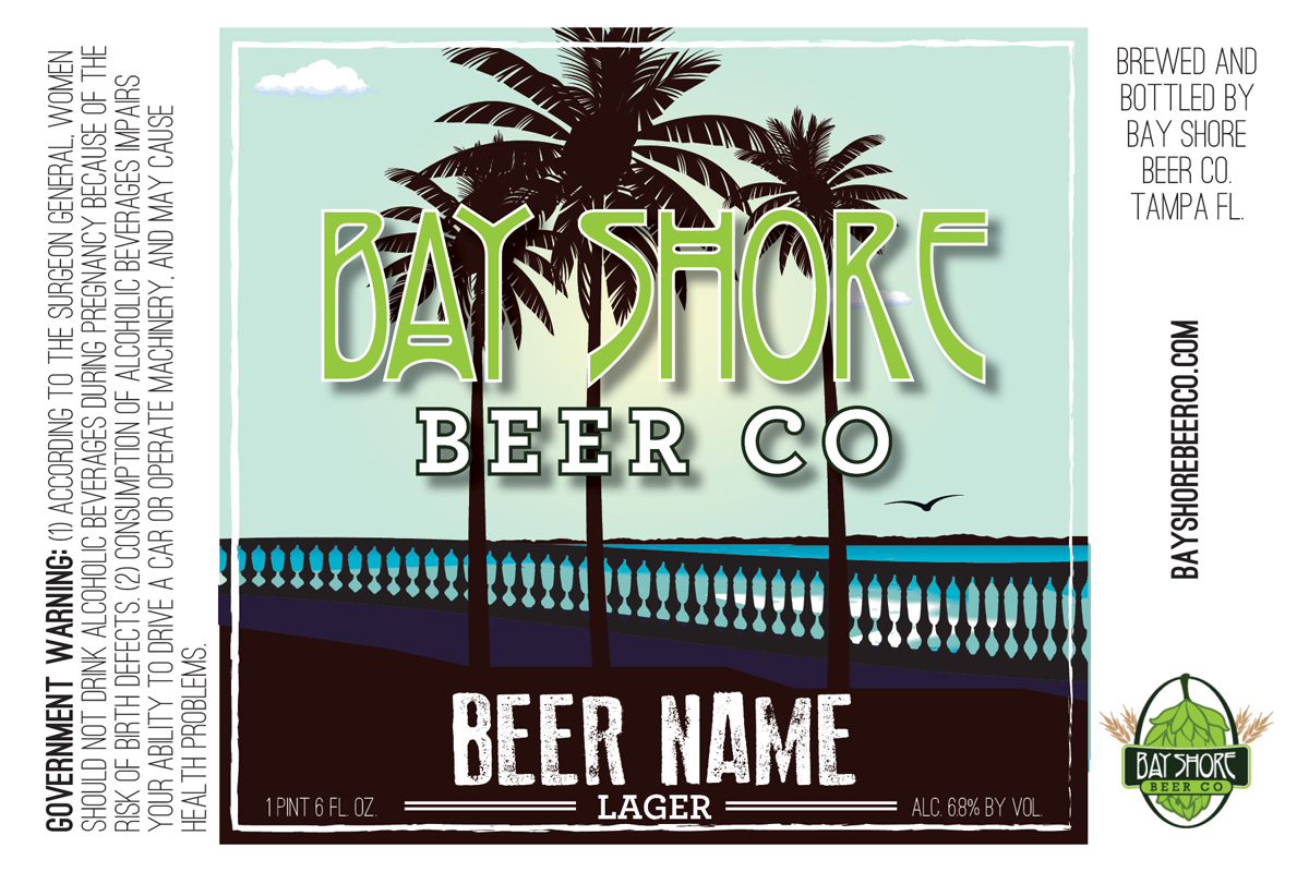 Label Design by megancostill for Bay Shore Beer Co | Design #3217424