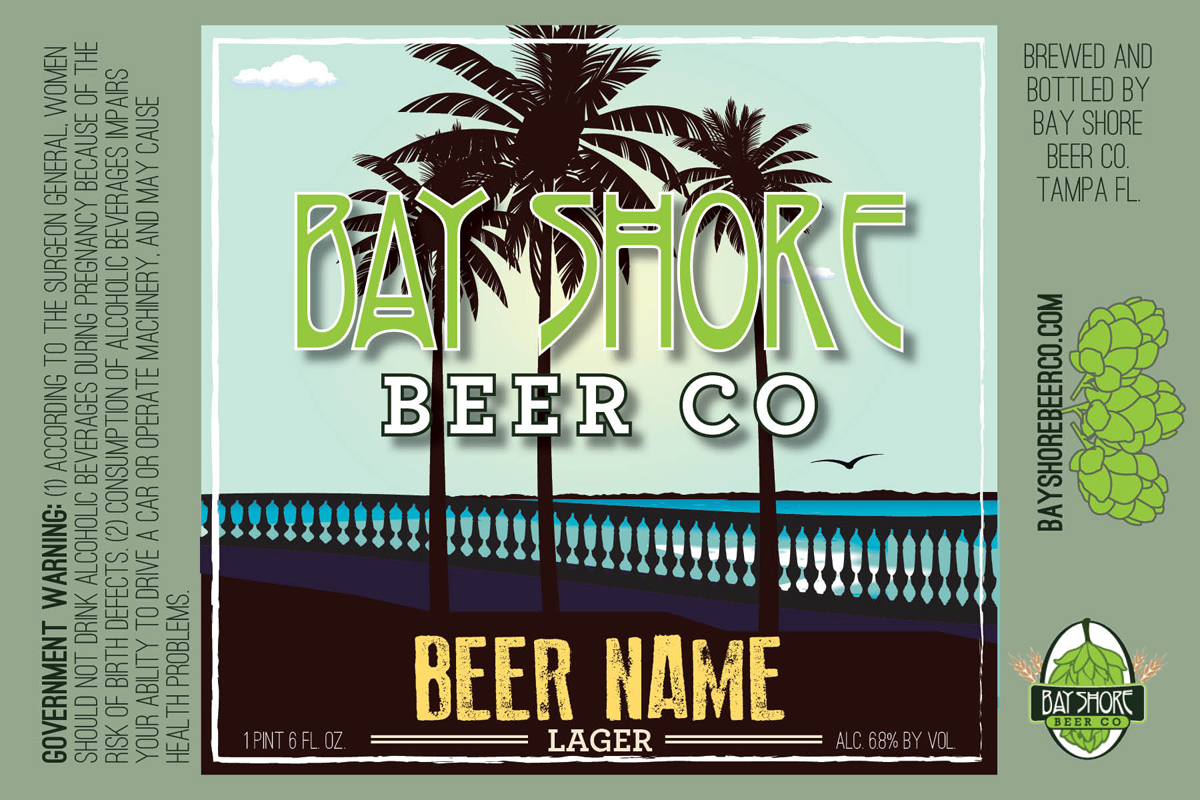 Label Design by megancostill for Bay Shore Beer Co | Design #3255702