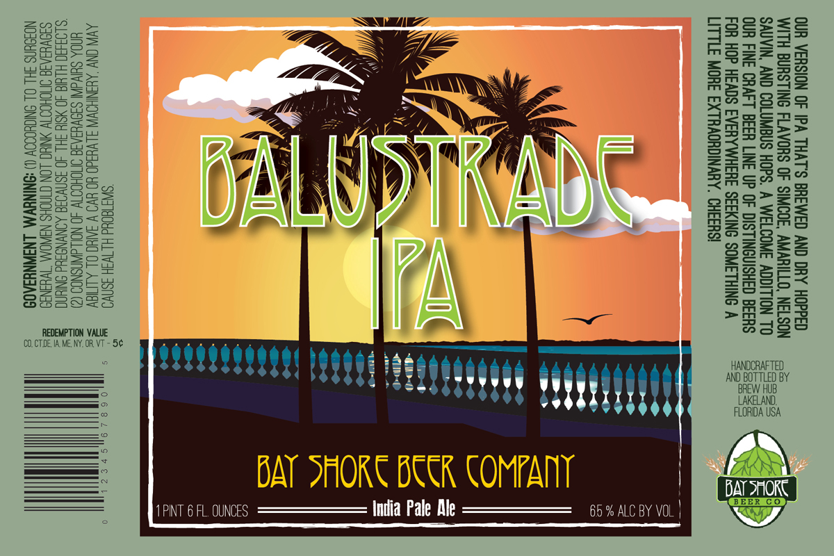 Diseño de Etiqueta por megancostill para Bay Shore Beer Co | Diseño #3308326