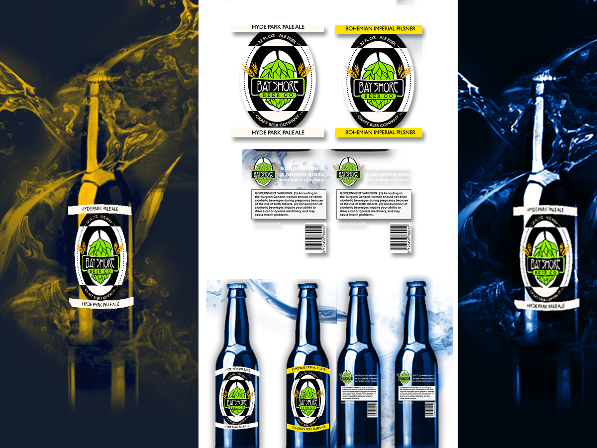 Label Design by acjalanna for Bay Shore Beer Co | Design #3278563